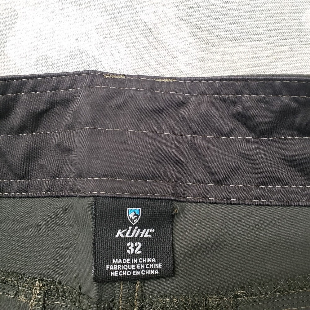 Kuhl Shorts Mens 32 Green Renegade Cargo Pockets Outdoors Hiking Travel Camp - Picture 4 of 9